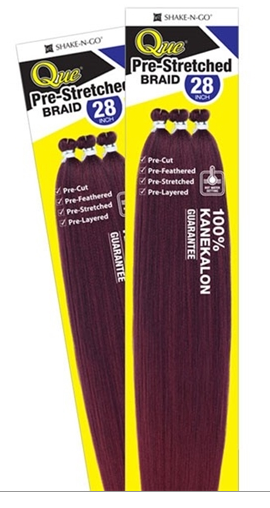 Que: Pre-Stretched Braid - 3x - 28"