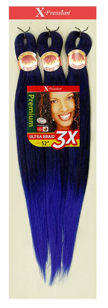 X-Pression: Pre-Stretched Ultra Braid - 3x - 52"